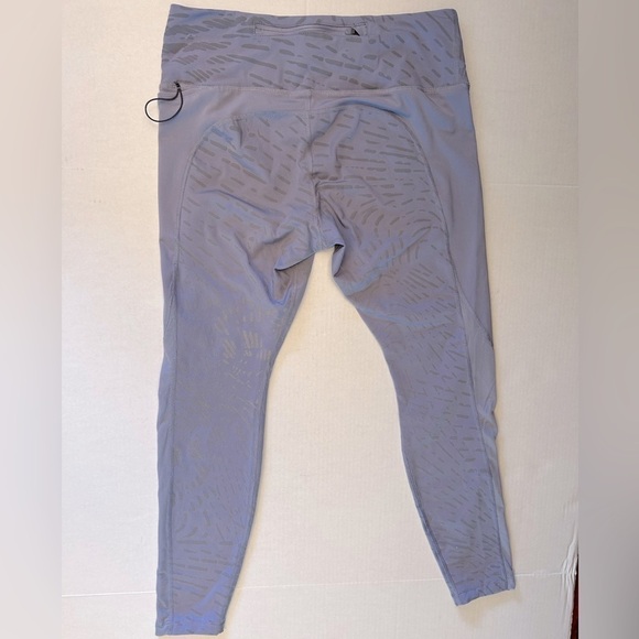 Nike Fast Dri fit running legging tights with reflective streaks in size L. G5 - Picture 10 of 16